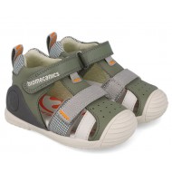 Sandale din piele baieti Biomecanics 252117-B830