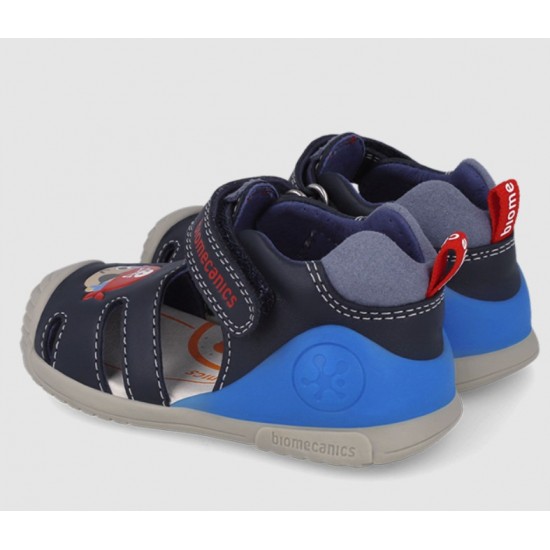 Sandale din piele baieti Biomecanics 252118-A183
