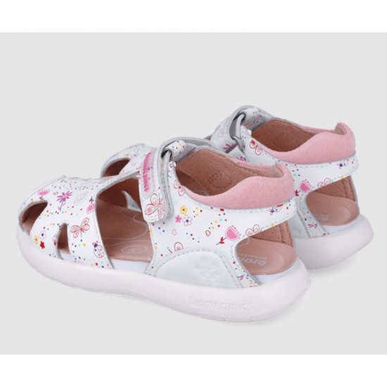 Sandale din piele fete Biomecanics 252230-B050