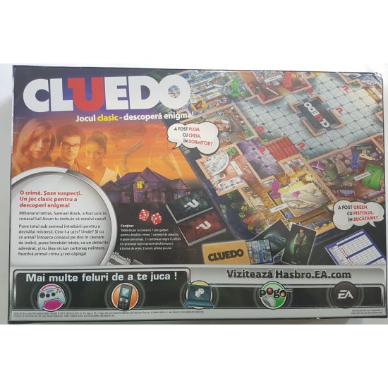Cluedo joc Descopera Enigma Hasbro