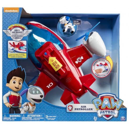 Paw Patrol Patrula Catelusilor avinoul Air Patroller si Robo Dog