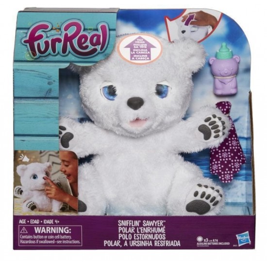 Ursuletul polar Hasbro Snifflin Sawyer B9073