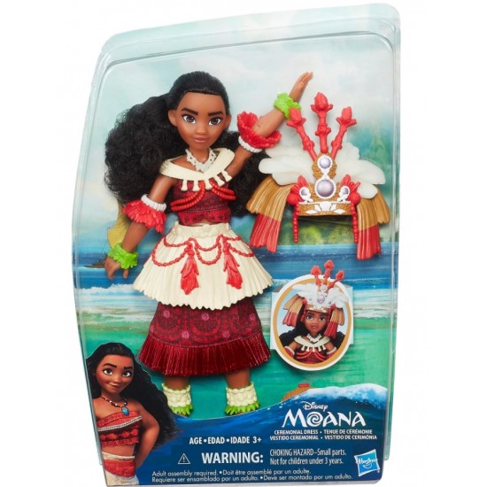 Vaiana Moana papusa in rochie ceremoniala