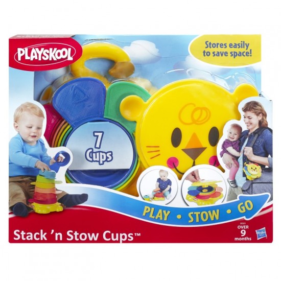 Leusor bebe cu 7 cupe Hasbro Playskool b0501