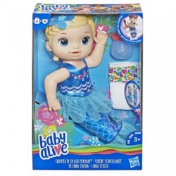 Bebelusul Baby Alive sirena pregatit de balaceala Hasbro E3693
