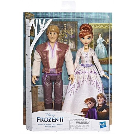 Set papusi Anna si Kristoff Frozen II Hasbro E5502