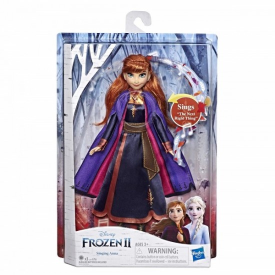 Papusa Frozen II Anna muzicala Hasbro E6853
