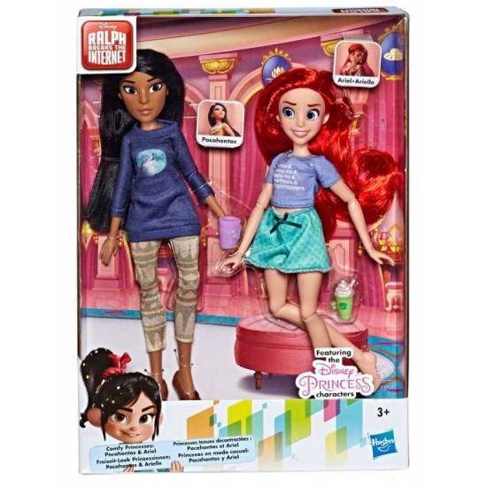Set papusi Hasbro Ralph rupe netu Ariel si Pocahontas E7356-E7413