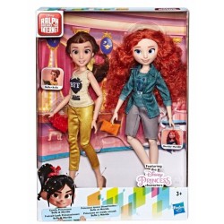 Set papusi Hasbro Ralph rupe netu Belle si Merida E7356-E7415