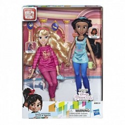 Set papusi Hasbro Ralph rupe netu Aurora si Jasmine E7356-E7416