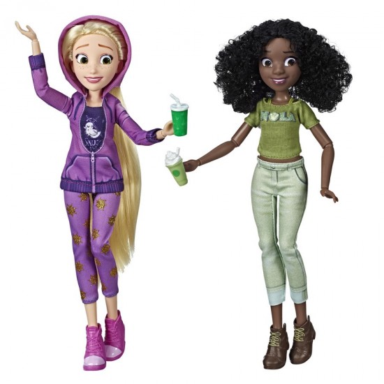Set papusi Rapunzel si Tiana din Ralph rupe netu Hasbro E7357-E7418