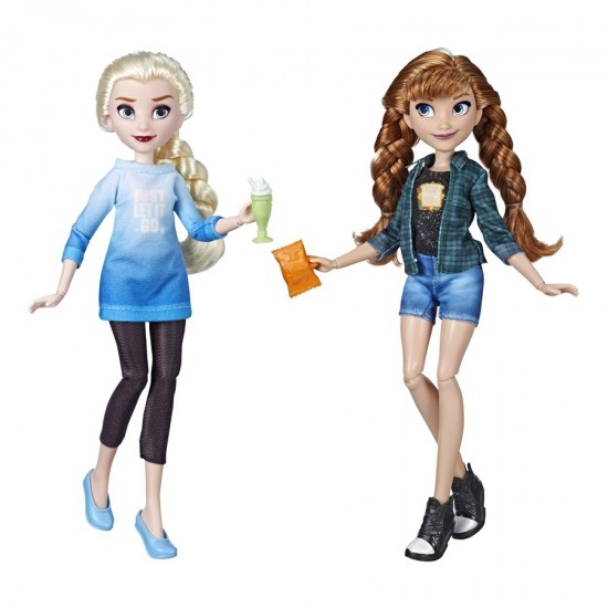 Set papusi Elsa si Ana din Ralph rupe netu Hasbro E7357-E7417