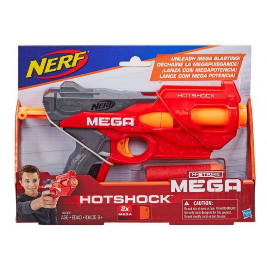 Pistol Nerf Mega Hotshock Hasbro B4969