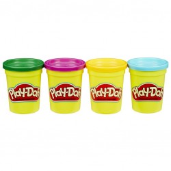 Playdoh set 4 culori plastelina Hasbro B5517
