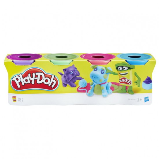 Playdoh set 4 culori plastelina Hasbro B5517