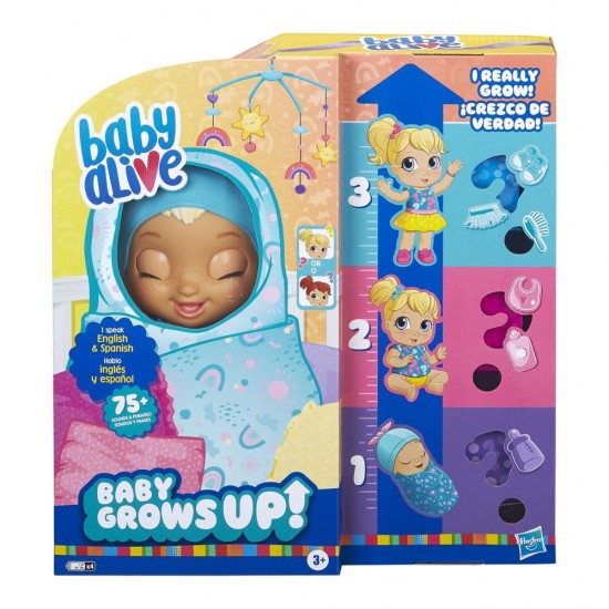 Papusa Baby Alive care creste si vorbeste in limba romana Hasbro E8199