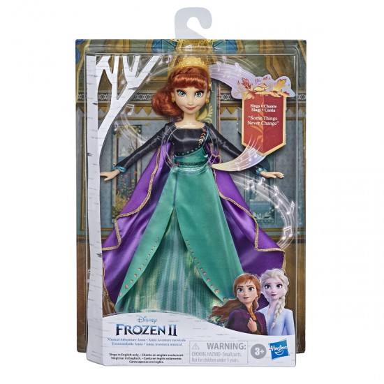 Papusa FROZEN II Anna muzicala Hasbro E8881