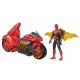 Figurina Spiderman 15cm cu vehicul Hasbro F1110