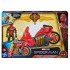 Figurina Spiderman 15cm cu vehicul Hasbro F1110