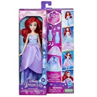 Papusa Printesa Ariel cu 10 combinatii de imbracaminte Hasbro F4624
