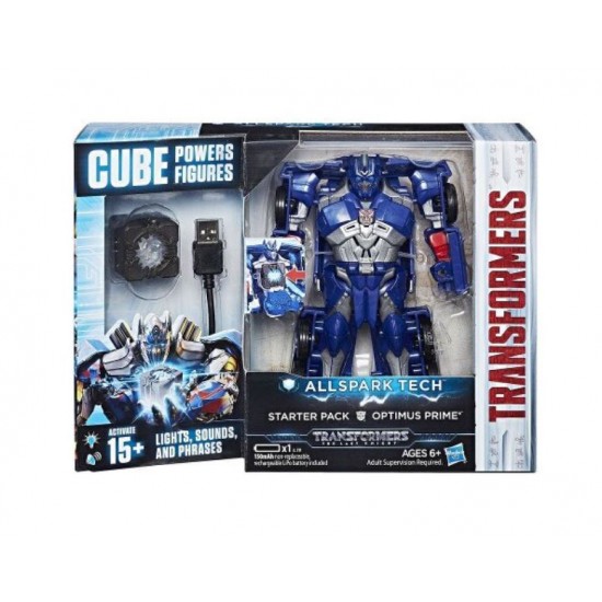 Set Hasbro Starter Pack Transformers All Spark Tech Optimus Prime C3479