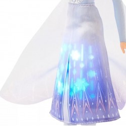 Papusa Frozen Elsa cu rochie cu lumini Hasbro E7000-E6952