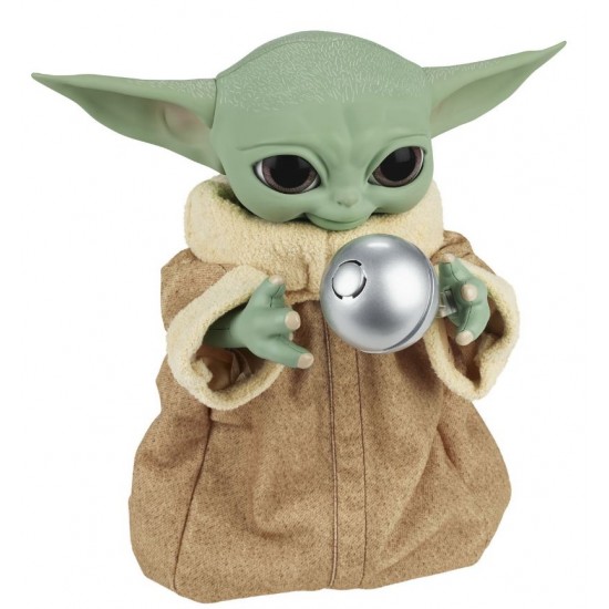 Star Wars figurina Animatronica Gustarea Galactica Grogu Baby Yoda Mandalorianul Hasbro F2849
