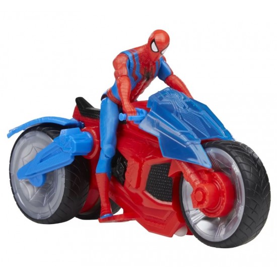 Spiderman set figurina cu motocicleta Hasbro F6899