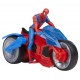 Spiderman set figurina cu motocicleta Hasbro F6899