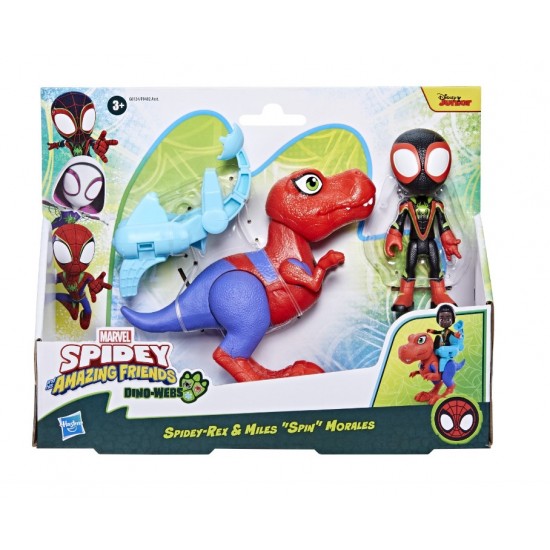 Spidey si prietenii Spidey Rex si Miles Spin Morales Hasbro f9482-G0124
