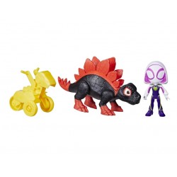 Spidey si prietenii Dino Spin si Ghost Spider Hasbro f9482-G0125