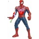 Figurina Spider Man - set incarcare de putere cu figurina Spider Man si accesorii, 36,5 cm, Hasbro, G3408