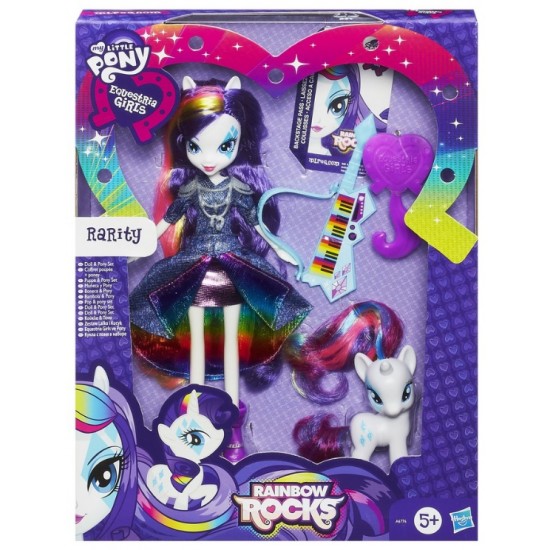 My little pony papusa Equestria Rarity cu ponei