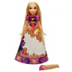 Papusa Hasbro Disney Rapunzel cu rochie magica