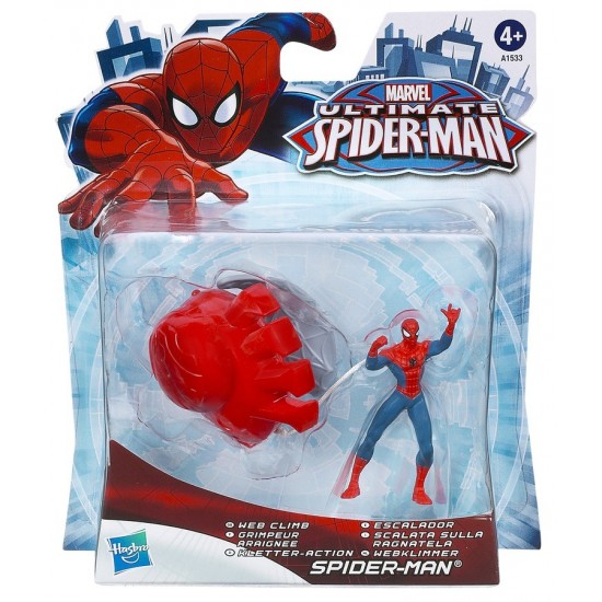 Spiderman figurina cu parasuta