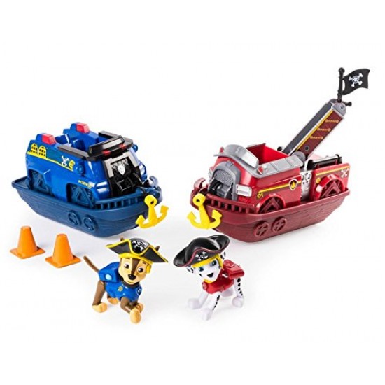 Paw Patrol Patrula Catelusilor set 2 vehicule si figurine Spin Master 6040214