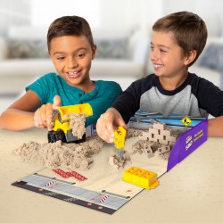Kinetic sand set constructii Spin-master 6044178