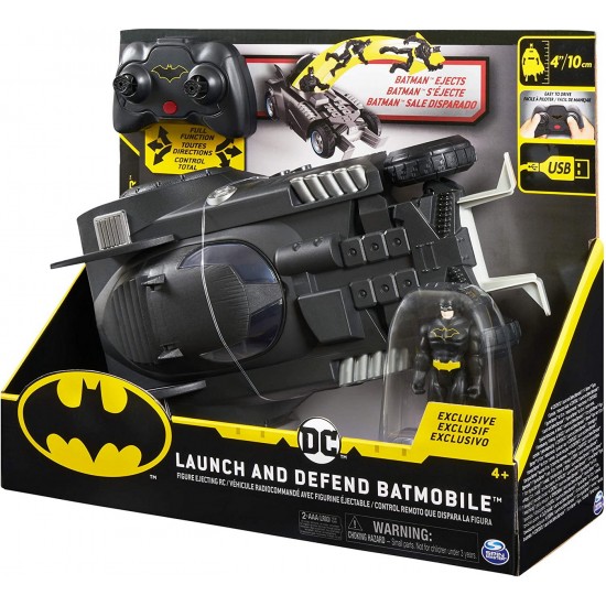 Batmobil cu radiocomanda si figurina Batman Spin-master 6055747