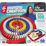 Domino art set deluxe 100 piese cu accesorii Spin-master 6059227