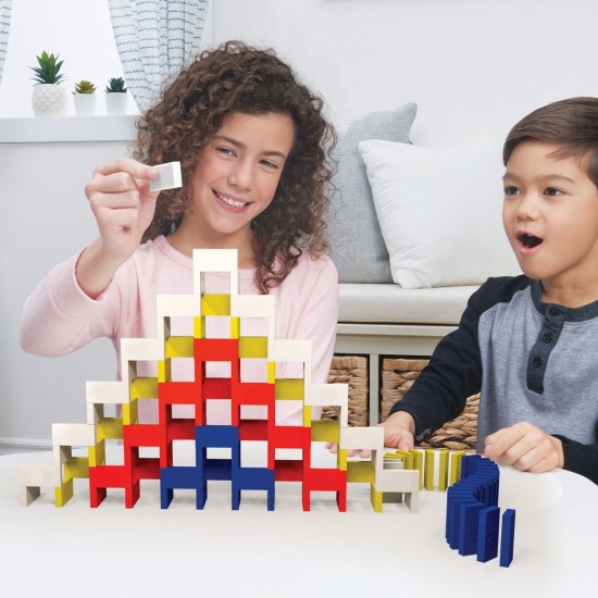 Domino art set deluxe 100 piese cu accesorii Spin-master 6059227