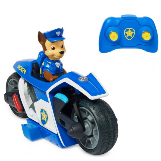 Paw Patrol Patrula Catelusilor motocicleta lui Chase radiocomandata 6061806