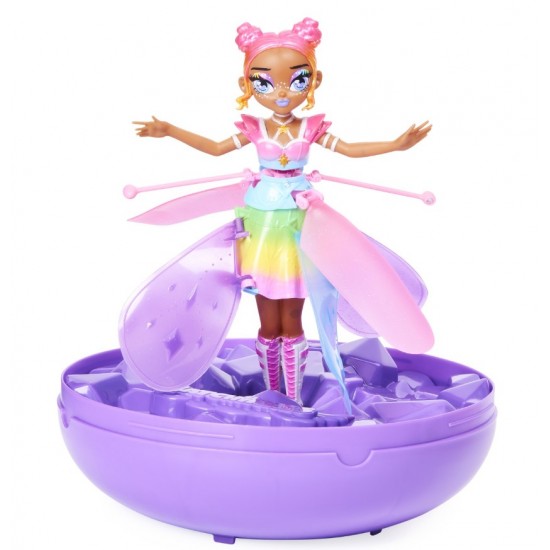 Hatchimals zana zburatoare curcubeu cu sclipici Spin-master 6064936