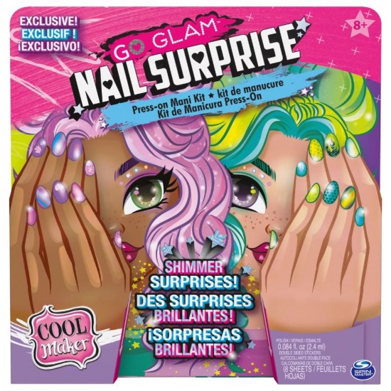 Go Glam Set manichiura cu sclipici Spin-master 6064744