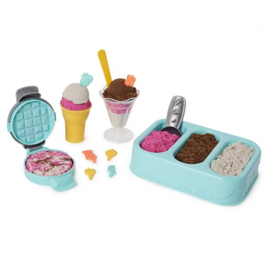 Nisip kinetic set inghetata si prajiturele colorare si parfumate 6059742