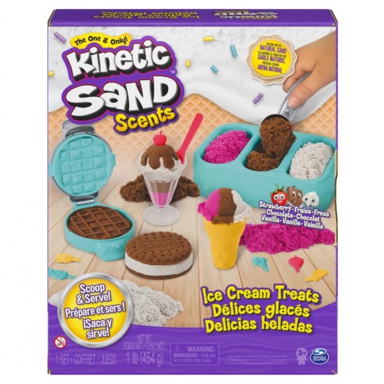 Nisip kinetic set inghetata si prajiturele colorare si parfumate 6059742