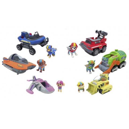 Paw Patrol Patrula Catelusilor vehicule acvatice