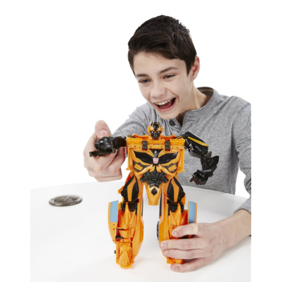 Transformers mega flip bumblebee