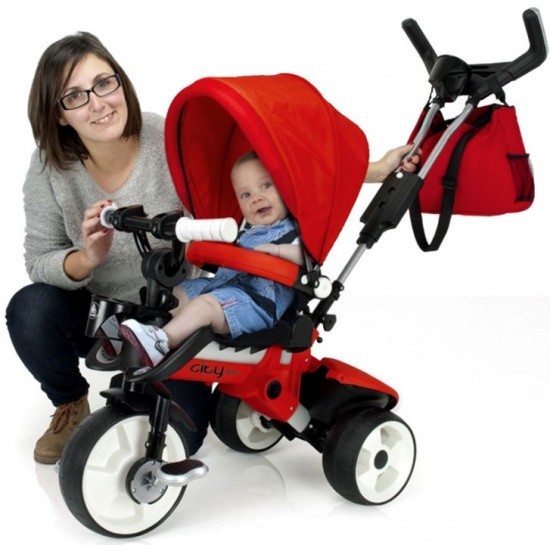 Tricicleta copii Injusa City Max Rosu