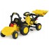 Tractor excavator cu pedale si remorca Injusa 410