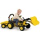 Tractor excavator cu pedale si remorca Injusa 410